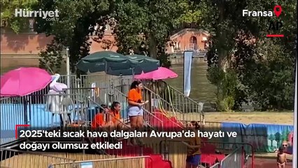 Avrupa sıcak hava dalgaları ve yangınlar