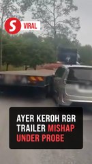 Cops probe trailer accident at Ayer Keroh R&R after viral video