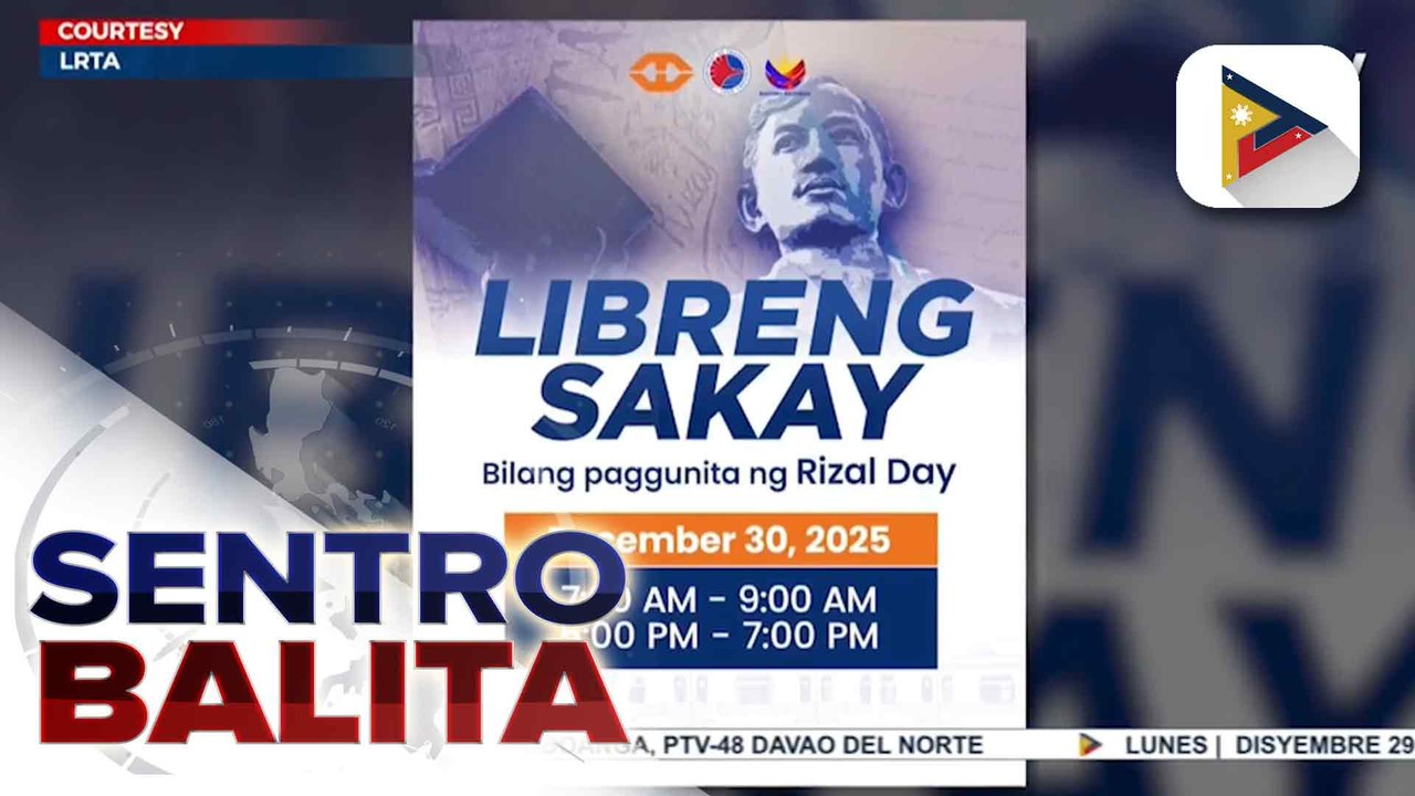 MRT-3 at LRT-2, may libreng sakay muli bukas