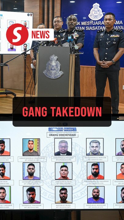 Cops bust 17 gang members linked to robberies and at least two murders