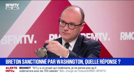 Thierry Breton sanctionné par les États-Unis: "C'est inacceptable", estime Sébastien Martin, ministre délégué chargé de l'Industrie