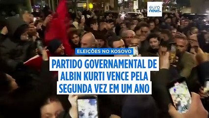 Pela segunda vez num ano, o partido no poder de Albin Kurti vence as eleições no Kosovo