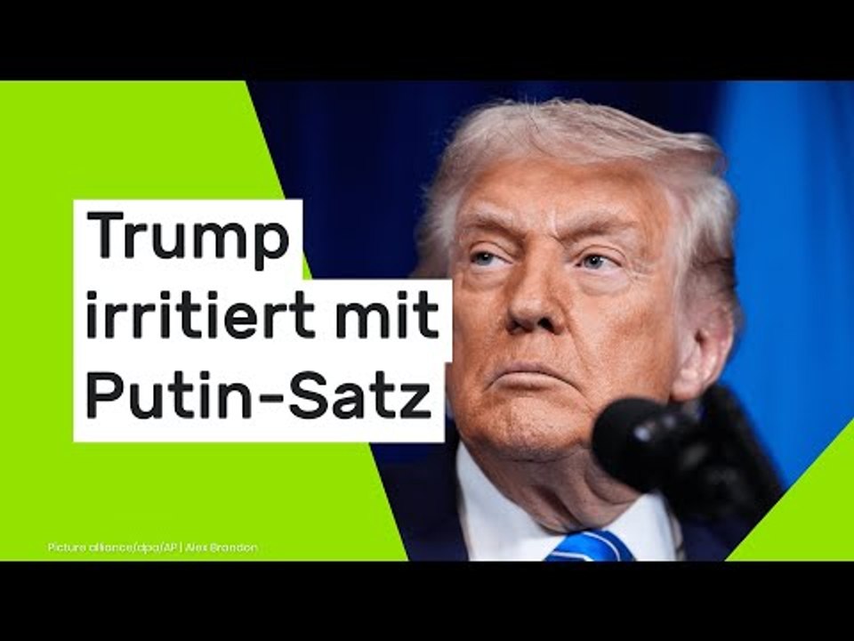 US-Präsident irritiert mit Putin-Satz - Selenskyj-Blick spricht Bände