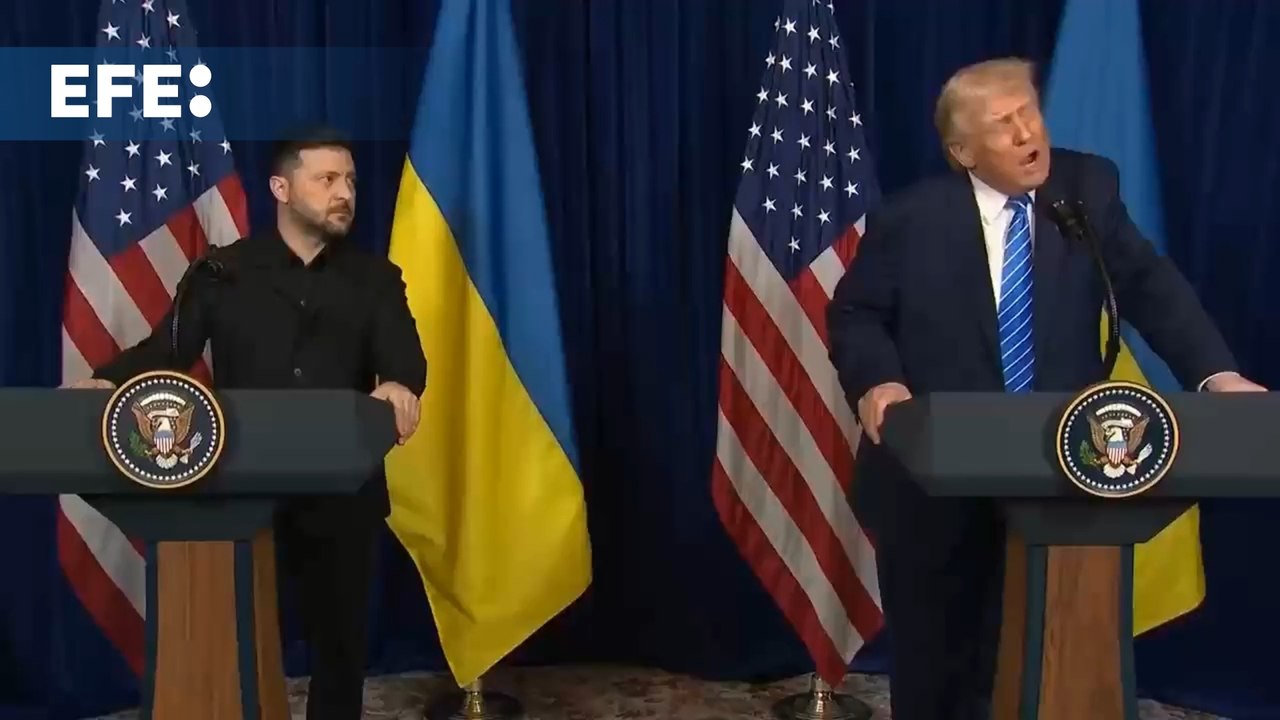 Trump y Zelenski proyectan avance en diálogo de paz, pero no cimientan un acuerdo