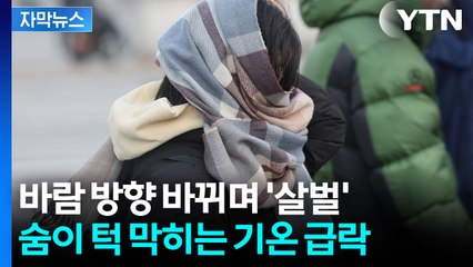 [자막뉴스] 다시 매서운 강추위 몰아친다...'세밑 한파' 본격 시작 / YTN