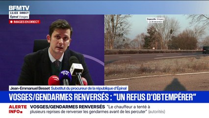 Refus d'obtempérer dans les Vosges: les deux gendarmes se sont vus délivrer respectivement 10 jours et 10 semaines d'ITT