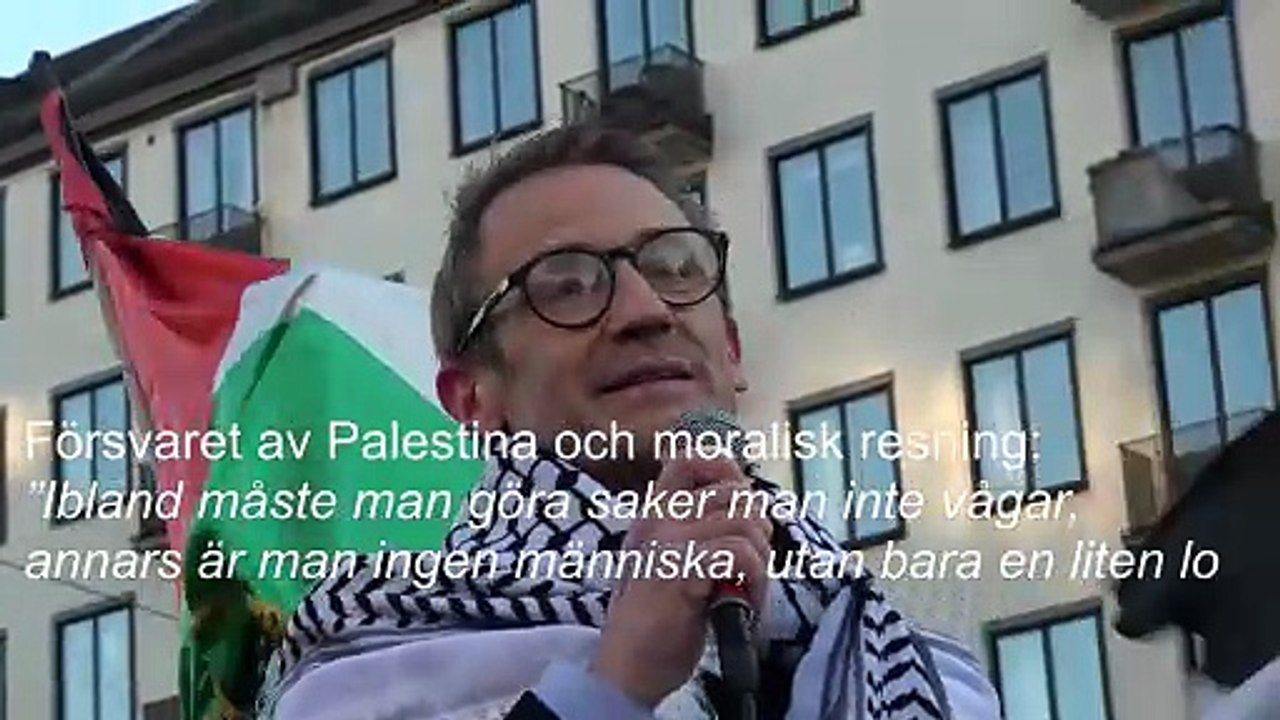 Palestina: ”Ibland måste man göra saker man inte vågar, annars är man ingen  ingen människa, utan bara en liten lort”