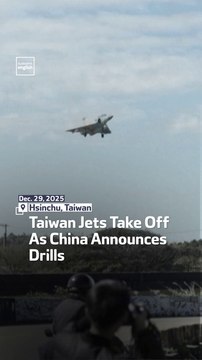 Taiwan Jets Take Off As China Announces Drills