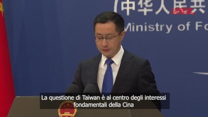 Cina-Taiwan, Pechino: «Qualsiasi atto che oltrepassi i limiti, incontrerà la nostra risposta»