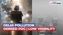 Dense Fog Shrouds Delhi, Visibility Plummets as AQI Worsens