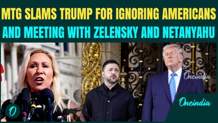 Marjorie Taylor Greene BLASTS Trump Over Zelensky & Netanyahu Meetings | ‘Can We Just Do America?’