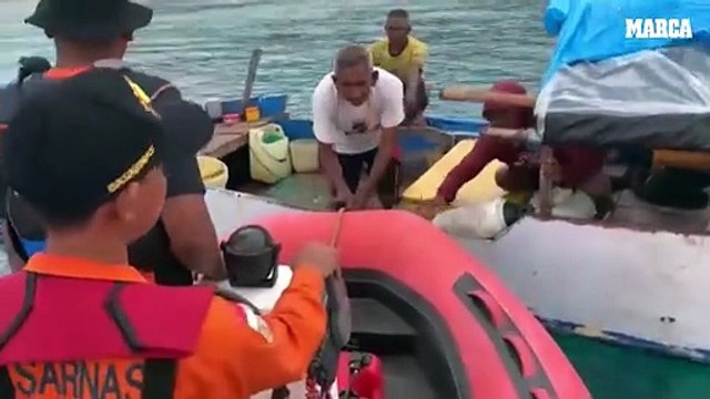 Imágenes de la nueva jornada de búsqueda de los españoles desaparecidos en Indonesia