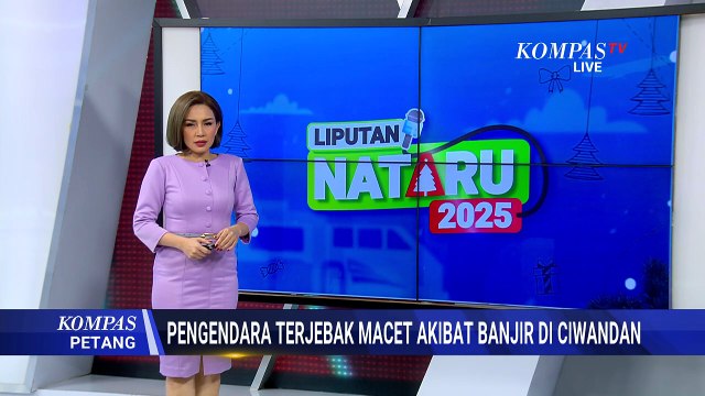 Jalur Utama Jalan Ciwandan Banjir, Kendaraan Mogok hingga Terjebak Macet Satu Jam | KOMPAS PETANG