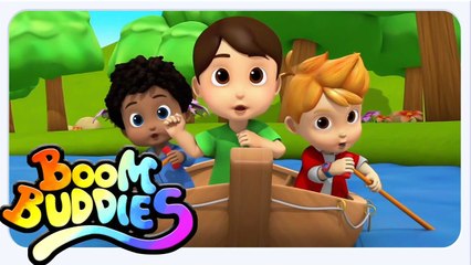 Row Row Your Boat en Français | Chanson Bébé | Comptines pour Enfants | Kids TV Française