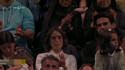 Kyrgios serves out match to beat Sabalenka