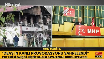 'Yeni bir kanlı provokasyon' | Bahçeli'den şehitler için taziye: Terörün kökü her cihetten kazınacaktır