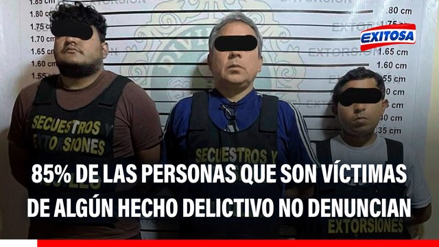 Inseguridad ciudadana: 85% de las personas que son víctimas de algún hecho delictivo no denuncian, asegura experto