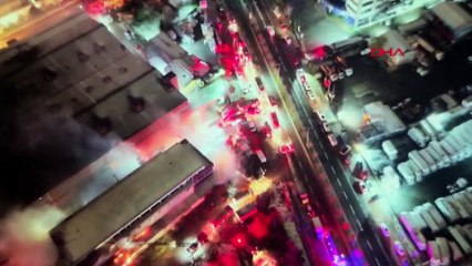 Esenyurt’ta dumanlar gökyüzünü kapladı: Yangın 7 saattir sürüyor