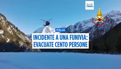 Incidente funivia di Macugnaga, evacuate cento persone bloccate a 2800 metri sul Passo del Moro