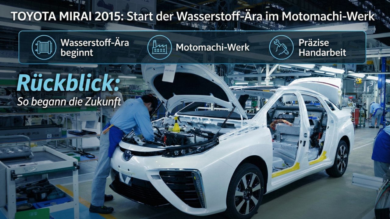 Rückblick: So begann die Zukunft mit dem Toyota Mirai 2015