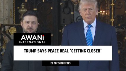 Trump says peace deal 'getting closer'