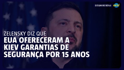 Zelensky diz que EUA ofereceram a Kiev garantias de segurança por 15 anos