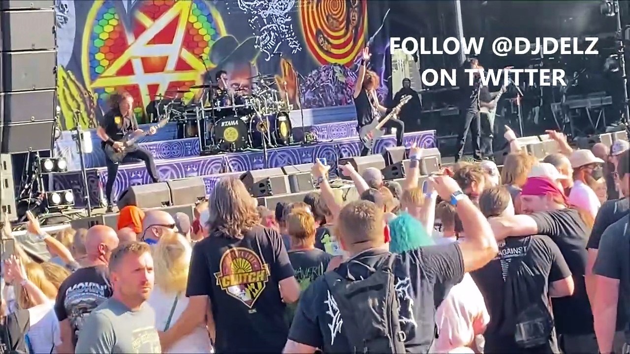 ANTHRAX LIVE SEPTEMBER 10 2021 BLUE RIDGE ROCK FESTIVAL