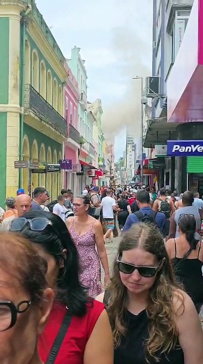 Incêndio no Centro de Florianópolis