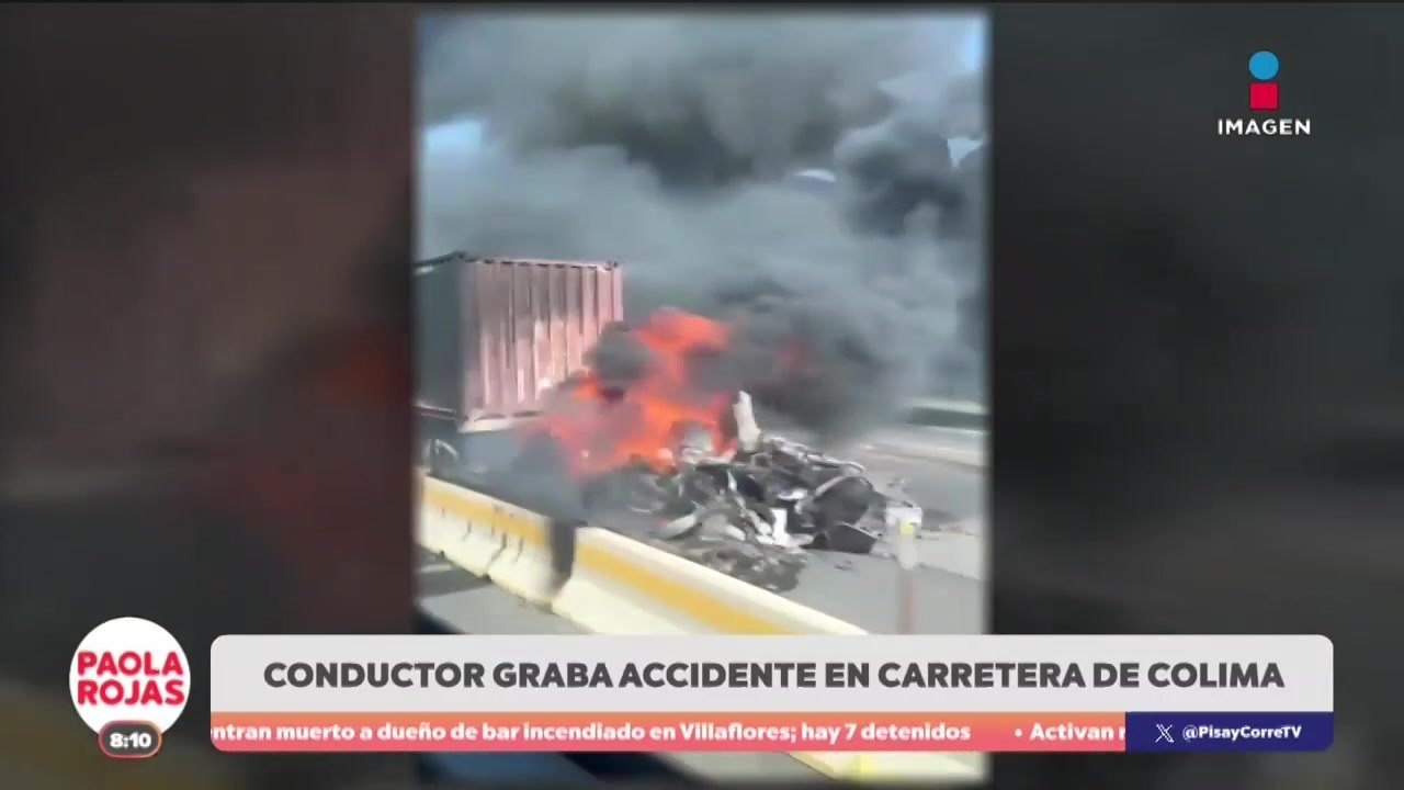Trailero documenta accidente por mal estado de carretera en Colima | DPC con Paola Rojas