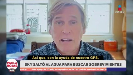 Navegante se lanza al agua para ayudar tras avionazo en Galveston | DPC con Paola Rojas