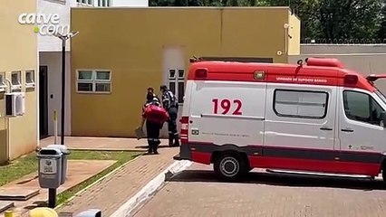 Homem detido com maconha em Cascavel recebe atendimento do Samu na delegacia