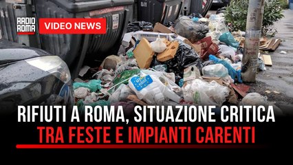 Rifiuti a Roma, situazione critica tra feste e impianti carenti