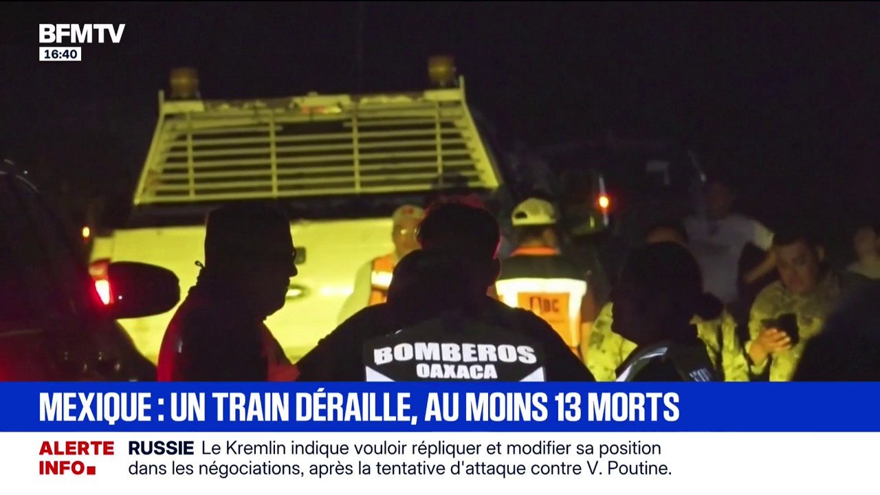 Mexique: un train de voyageurs avec plus de 240...