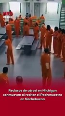 🙏🎄 Un video viral muestra a reclusos de una cárcel en Michigan, Estados Unidos, uniéndose para recitar el Padrenuestro durante la Nochebuena, en un momento que ha conmovido a miles en redes sociales.