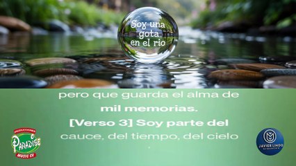 SOY UNA GOTA EN EL RIO AUTOR JAVIER LINDO M.