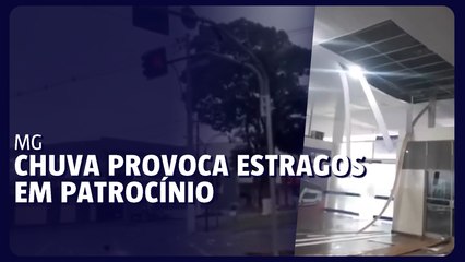 Chuva provoca estragos em Patrocínio