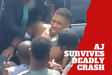 Anthony Joshua escapes deadly car crash on Nigeria’s most dangerous highway