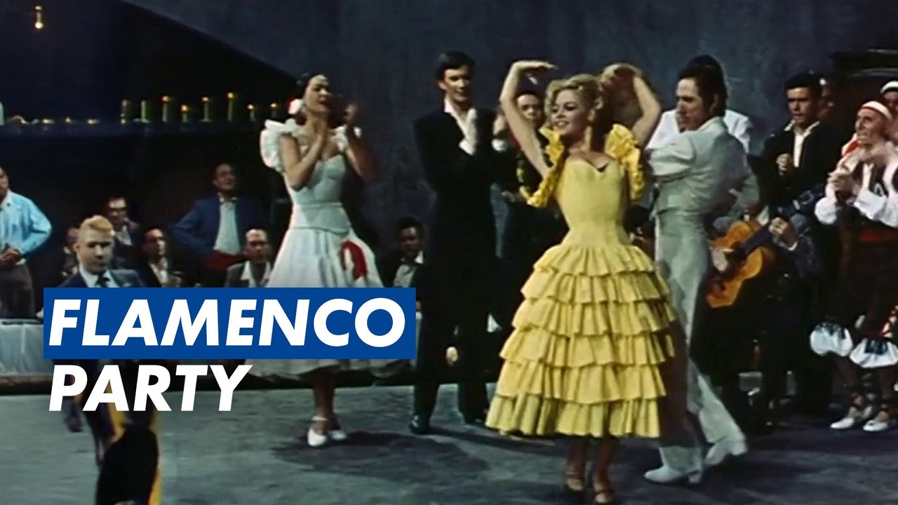 Brigitte Bardot toujours en rythme quel que soit la musique, dans La femme et Le Pantin