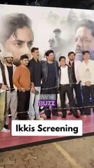 Stars light up the Ikkis special screening as Agastya Nanda, Simar Bhatia, Jaideep Ahlawat, Bobby Deol, Sunny Deol and more come together