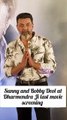 Sunny and Bobby Deol at Dharmendra Ji last movie screening
