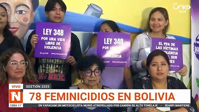 78 feminicidios en Bolivia