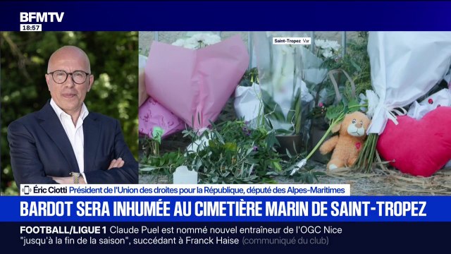 Éric Ciotti, président (UDR), demande à Emmanuel Macron une reconnaissance de la Nation , suite au décès de Brigitte Bardot