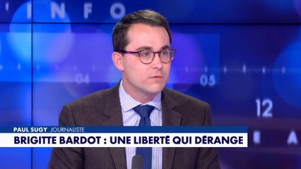 Paul Sugy rappelle que Brigitte Bardot ne voulait pas d'un hommage national à sa mort