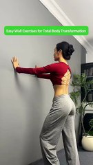 Daily Wall Workouts to Tone Abs, Glutes, Legs, and Waist for Harmonious and Attractive Curves