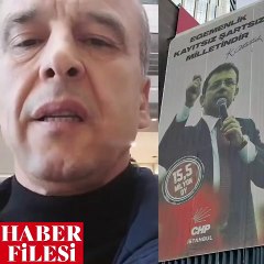 CHP’de ‘İmamoğlu’ Çatlağı! Yolsuzluktan Tutuklanan ismin afişine suç duyurusu!