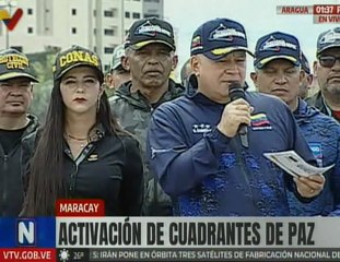 Vpdte. Sec. Diosdado Cabello precisó el crecimiento de los cuadrantes de paz en el edo. Aragua