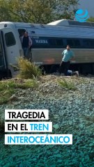 Descarrilamiento del Tren Interoceánico deja 13 muertos y 44 heridos, reporta el gobierno