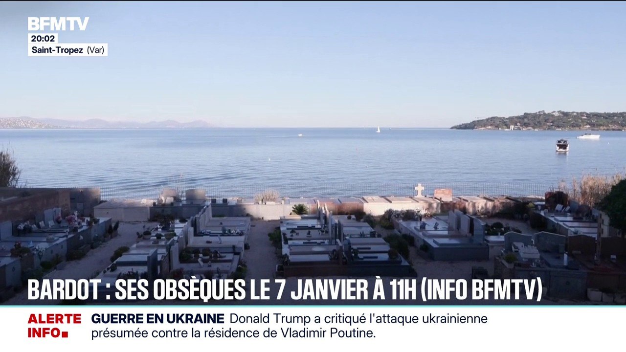 Brigitte Bardot sera inhumée le 7 janvier au cimetière marin de Saint-Tropez