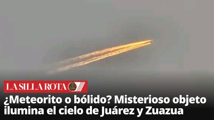 Video viral muestra intenso destello en el cielo de Nuevo León