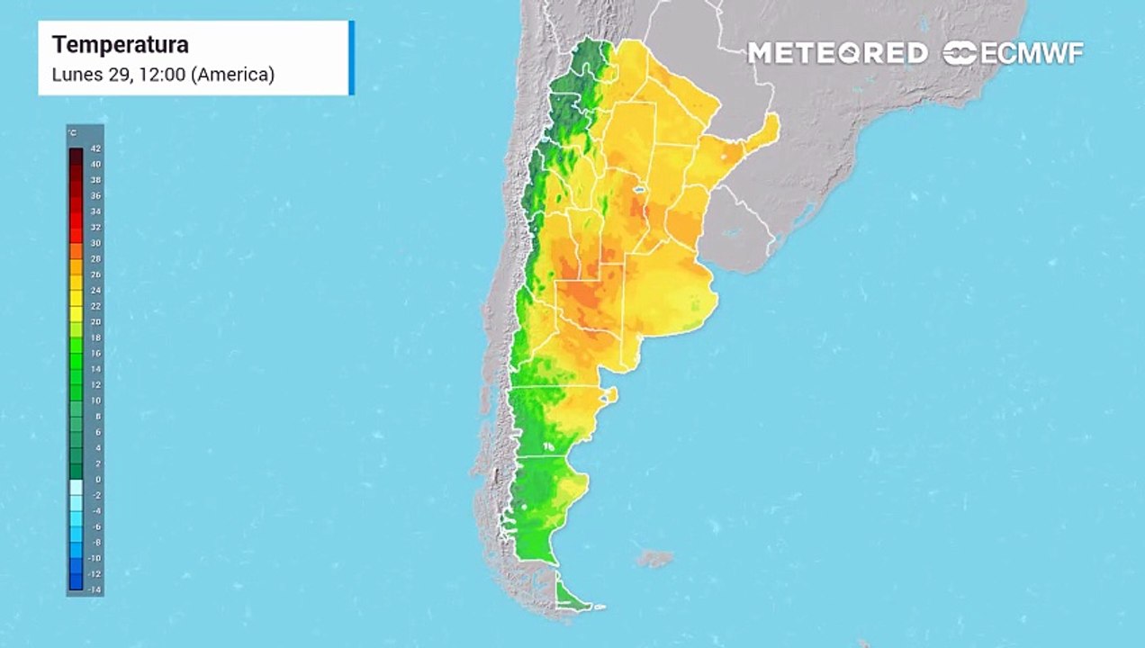 Alerta por calor extremo en el centro de Argentina: picos de más de 42 °C para fin de año y Año Nuevo